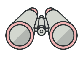 Observer, center